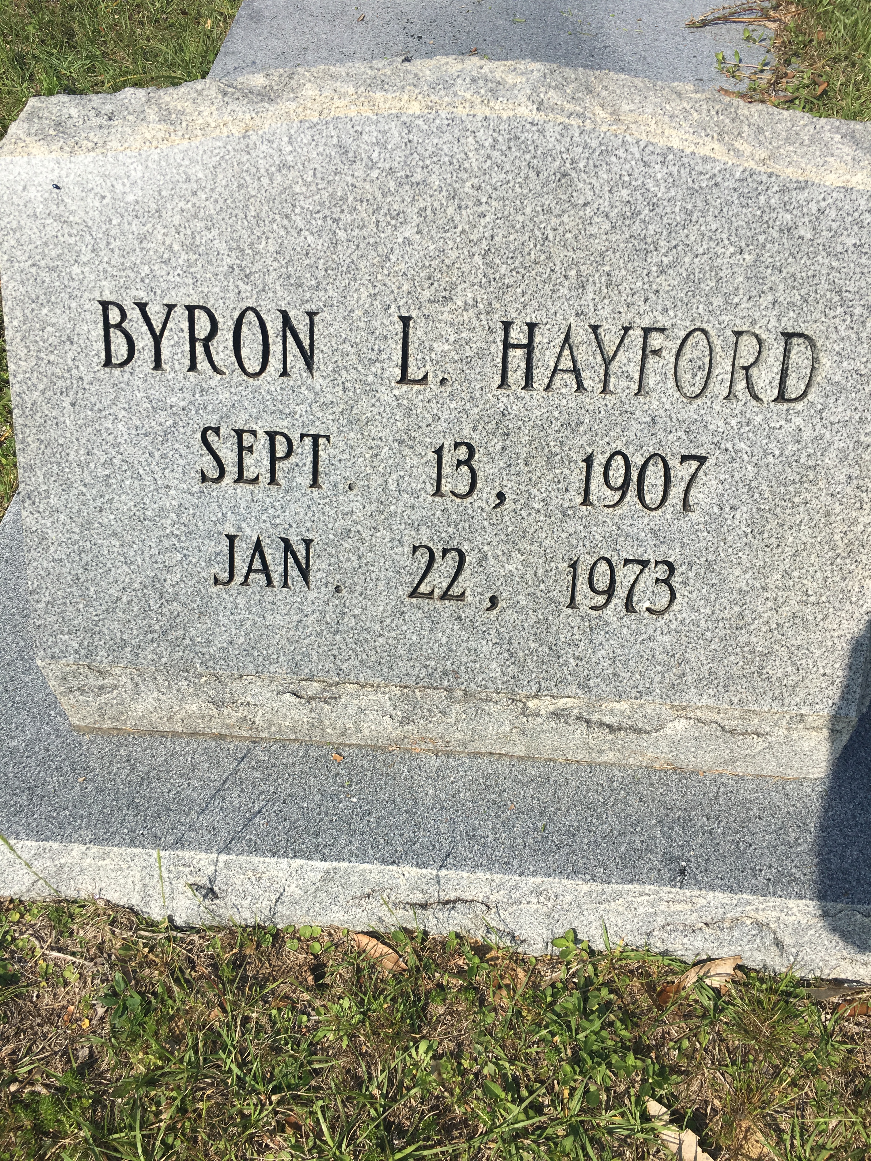 Byron L Hayford
